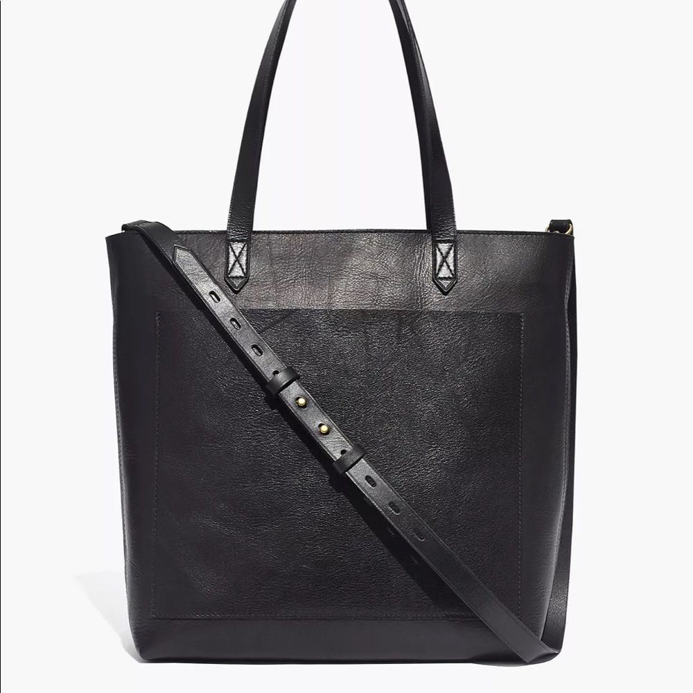 madewell transport medium zip top tote